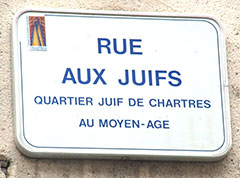 シャルトル大聖堂の裏手